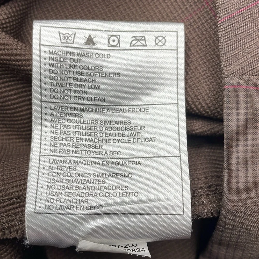 NIKE GOLF Shorts Brown Plaid DRY FIT Bermuda Comfortable Shorts 6